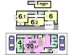 建物参考プラン間取りB