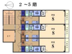 2-5階間取り