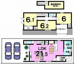 建物参考プラン間取りA