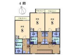 4階間取り